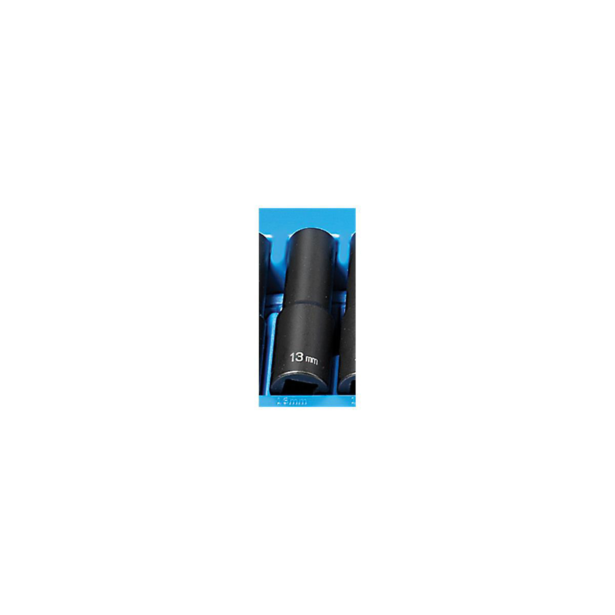 Grey Pneumatic 13mm Impact Socket — 1/2in. Drive, 12-Point, Deep, Model# GRE2113MD